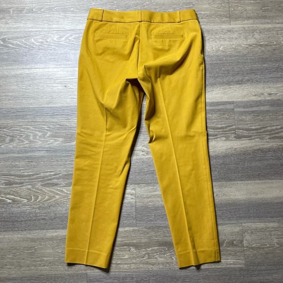 BANANA REPUBLIC straight leg mustard Martin fit pants size 10 - Picture 10 of 13